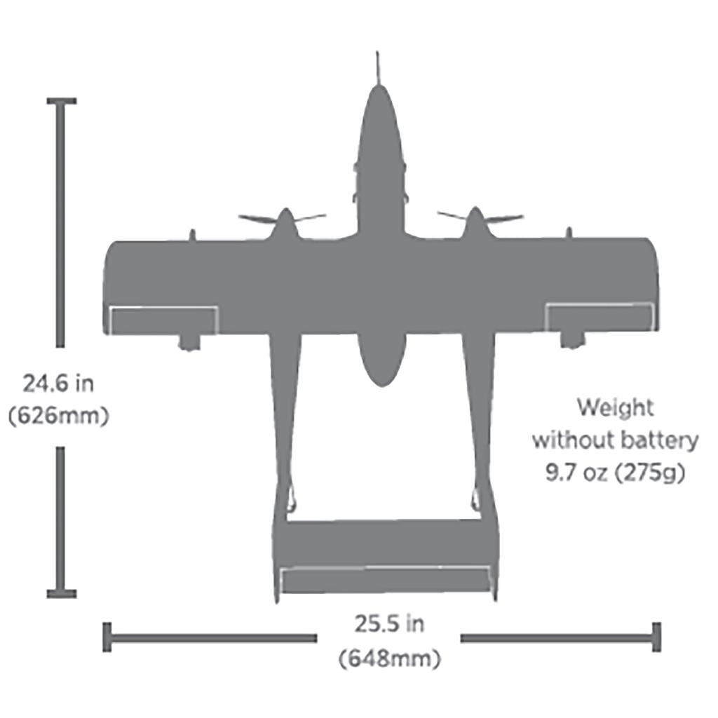 E Flite Micro Ov-10 Bronco 645Mm Bnf Basic With As3X And Safe Select
