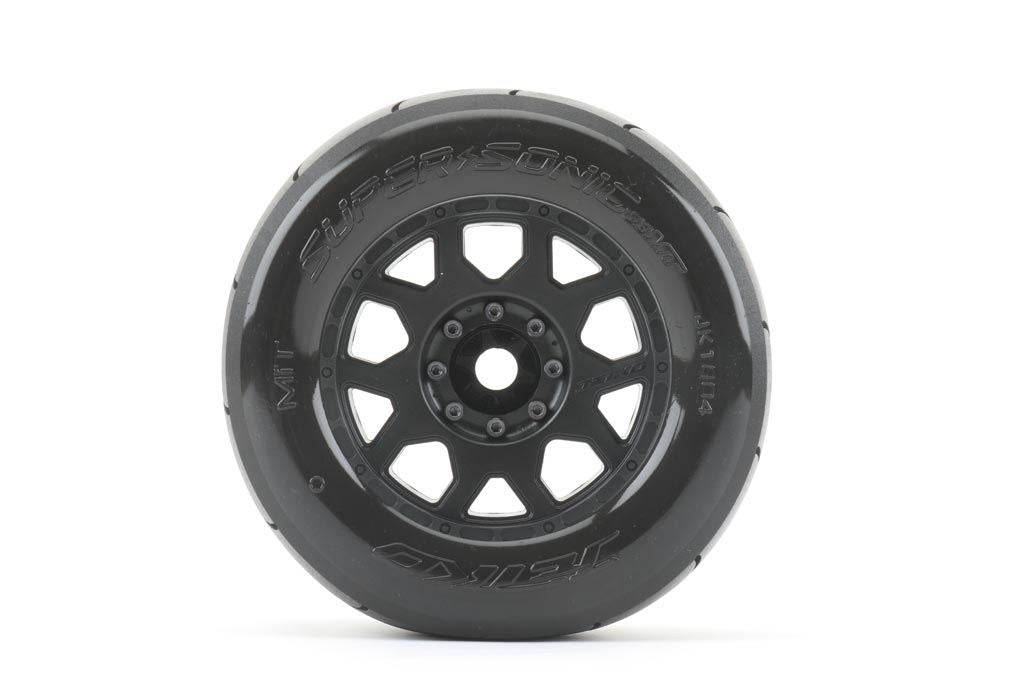 Jetko Ex Tyre Mt Slick Super Sonic Belted 3.8In Black Wheel 17Mm (2)