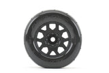 Jetko Ex Tyre Mt Slick Super Sonic Belted 3.8In Black Wheel 17Mm (2)
