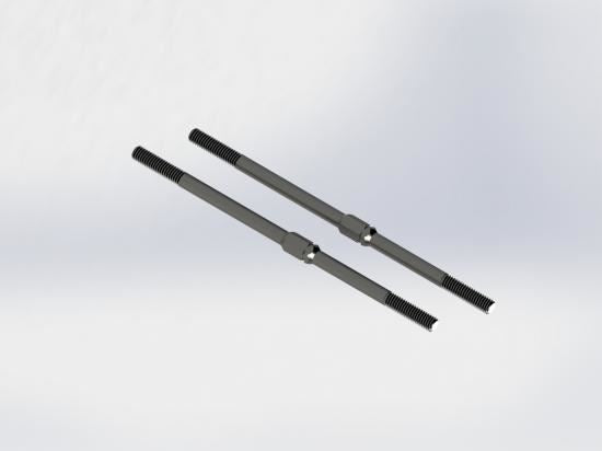 ARRMA Turnbuckle 4x95mm Steel Black Kraton (2)