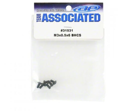Team Associated M3 X 0.5 X 6 Bhcs (10)