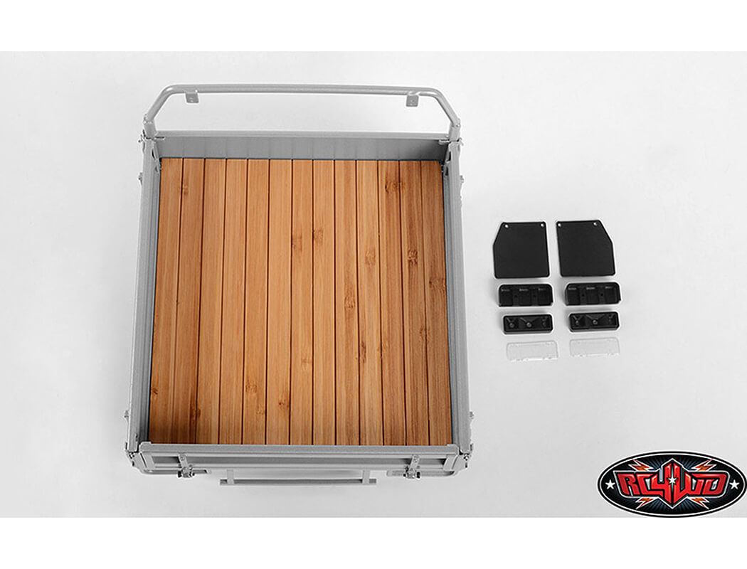RC4WD KOBER REAR BED W/ MUD FLAPS FOR TF2 MOJAVE BODY (SILVER)