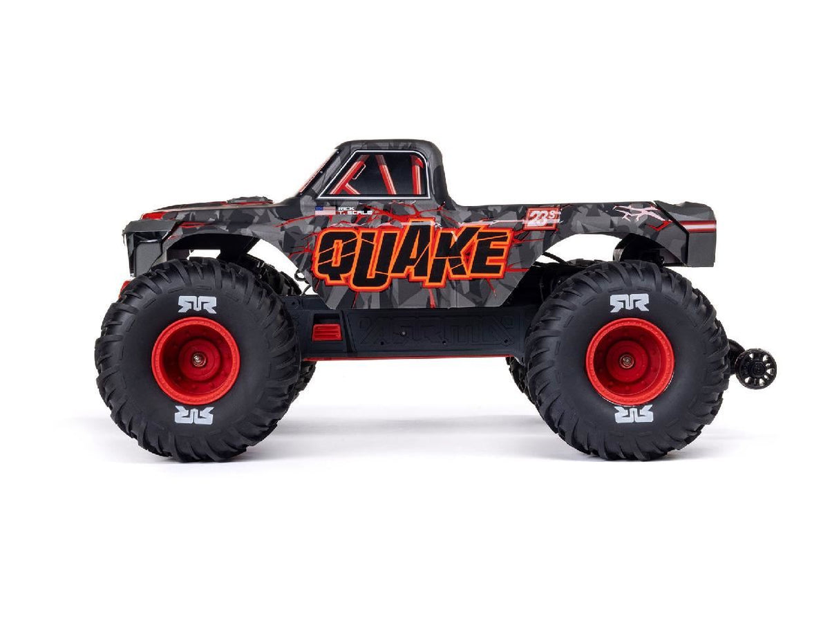 Arrma 1/10 Quake 223S Dsc 2Wd Rtr Brushless Monster Truck, Red