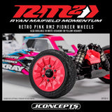 Rm2 Pioneer 1:8Th Buggy Wheel 83Mm - Pink 4Pc