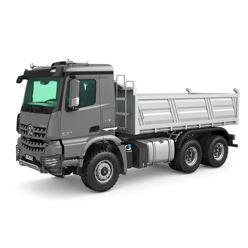 Huina Rc Kabolite 1/14Th 6X6 Dump Tipper Truck Rtr Silver