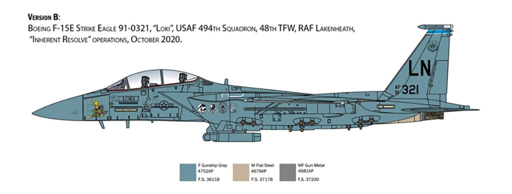 Italeri F-15E Strike Eagle