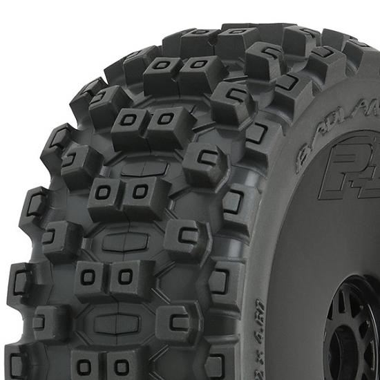 ProLine Badlands MX 1:8 Buggy M2 Tyres Pre Mounted on Black Wheels (2)