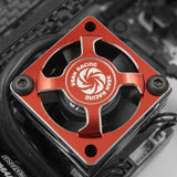 Yeah Racing Aluminum 30x30mm Fan Protector Red