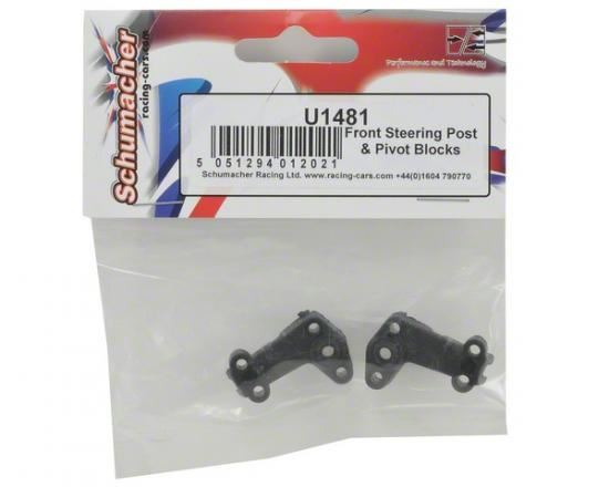 Schumacher Front Steering Post & Pivot Blocks