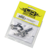 Yeah Racing Adjustable Steering Tie-Rod Set For Tamiya WR02CB Black