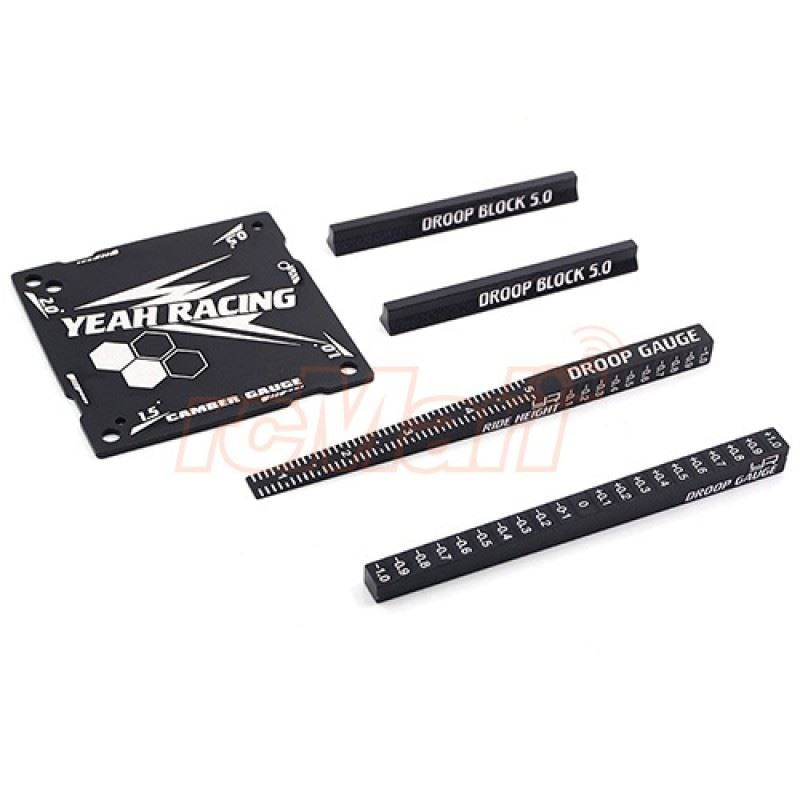 Yeah Racing Aluminum Chassis Set Up Tool Kit For 1/27 1/28 Mini-Z