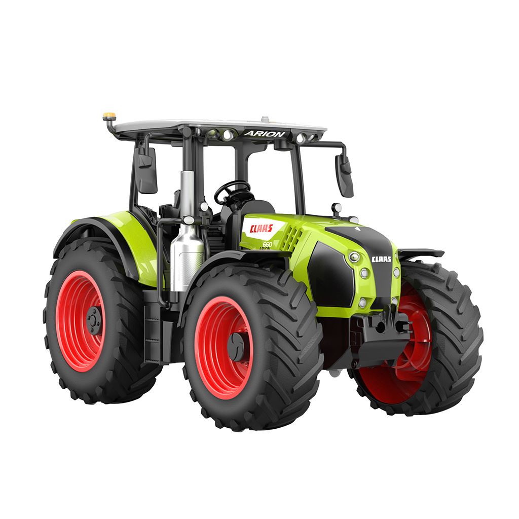 Doubleeagle 1/24 Claas Arion 660 Rc Tractor With Trailer