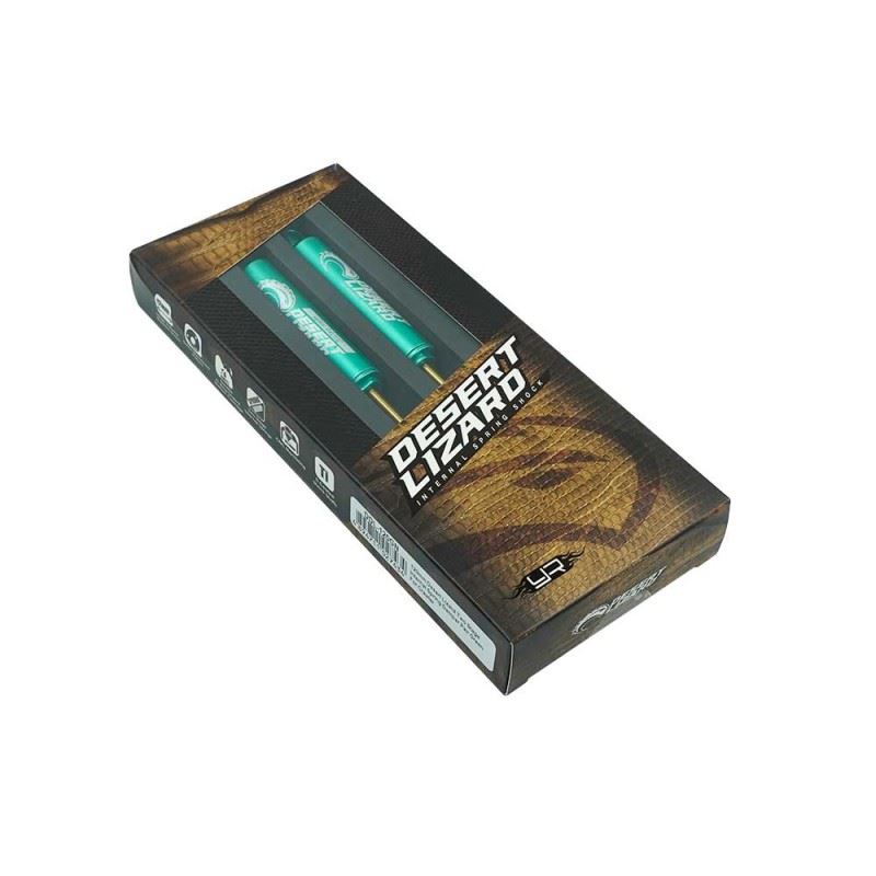 Yeah Racing 120mm Desert Lizard Two Stage Internal Spring Damper Pair Green For Crawler