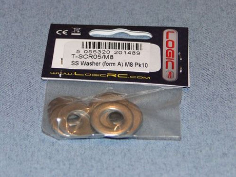 RACTIVE SS Washer (form A) M8 Pk10