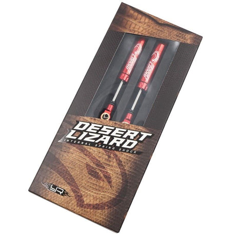 Yeah Racing 90mm Desert Lizard Piggyback Internal Spring Damper Pair Red