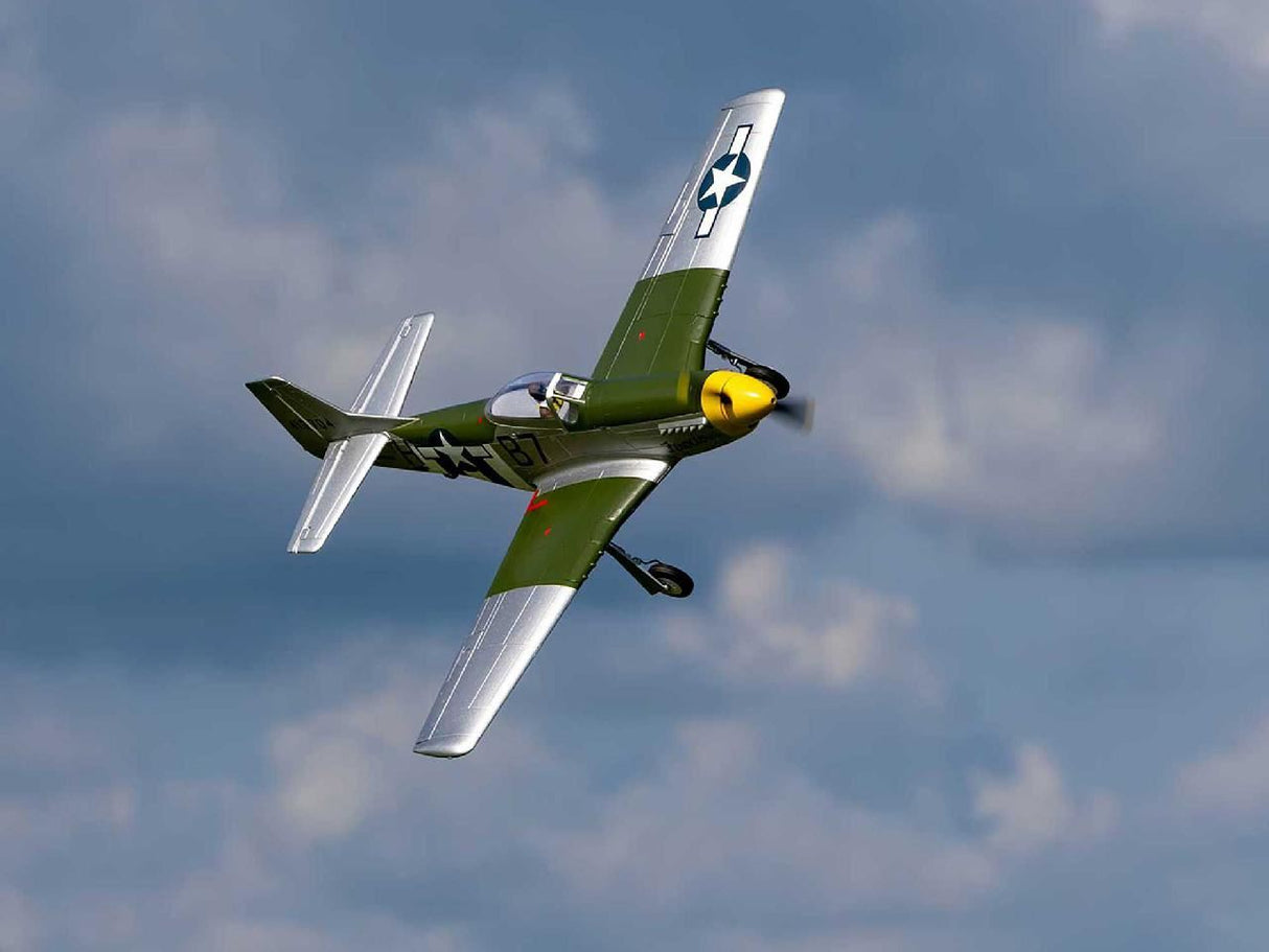 E Flite P-51D Mustang 1.0M Bnf Basic With As3X+ And Safe Select