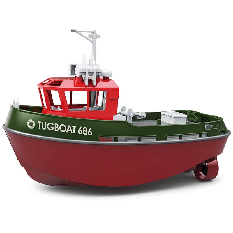 HENG LONG 1/72 RTR TUGBOAT 686 2.4GHZ 280MM LENGTH GREEN