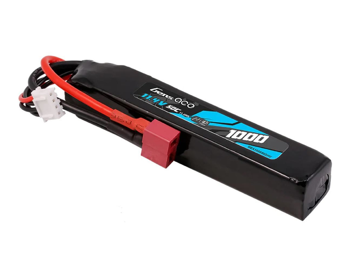 Gens Ace Airsoft 3S Hv 1000Mah 50C With Deans (M4/Ar Rifles)