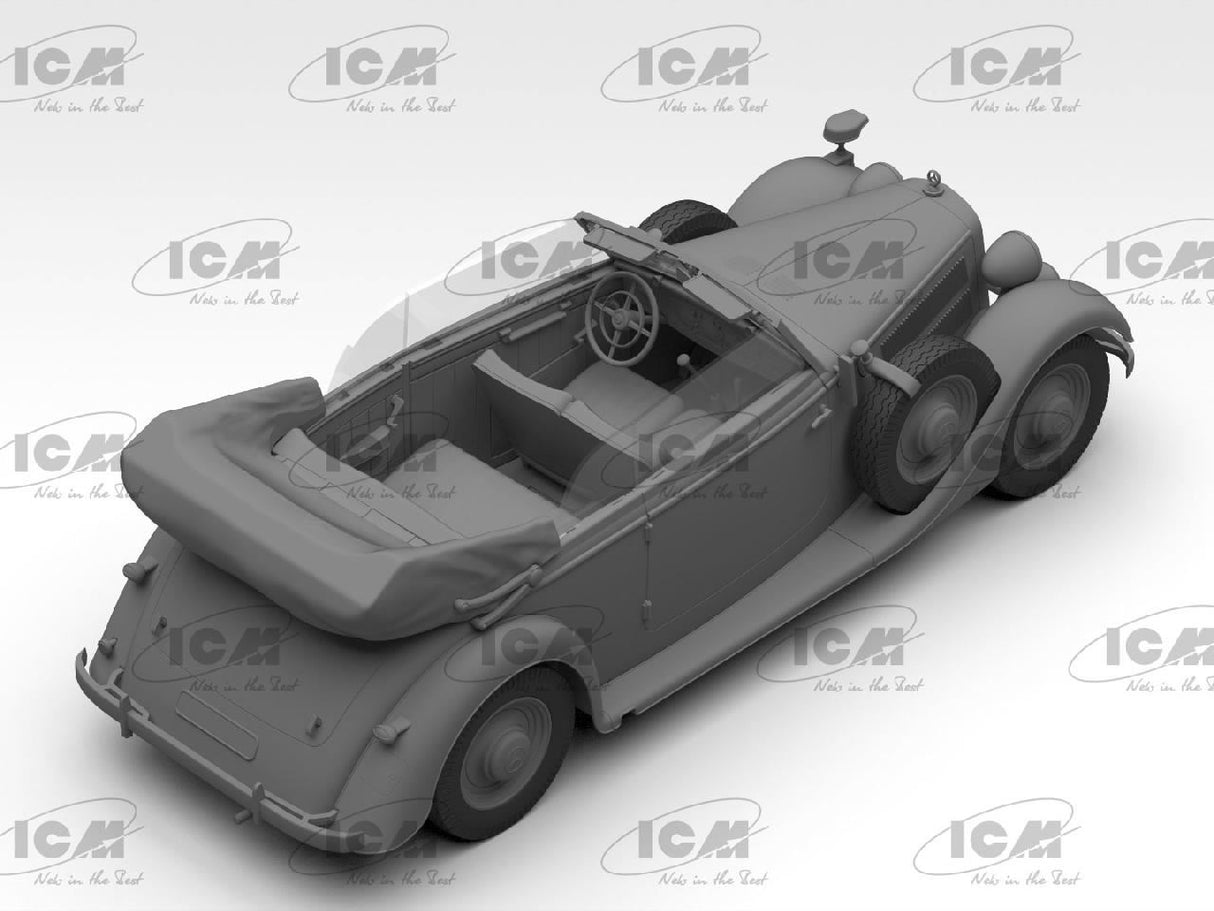 Icm Typ 320 (W142) Cabriolet, Wwii German Staff Car