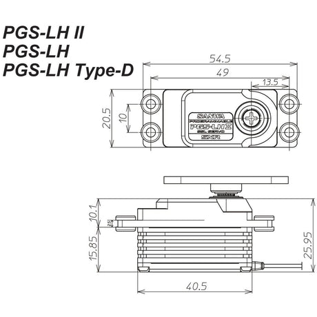 Sanwa PGS-LH2 Servo
