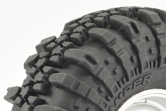 FASTRAX 1:10 CRAWLER SWAMPER 1.9 SCALE WHEEL &#248;118MM TYRE (SILVER)