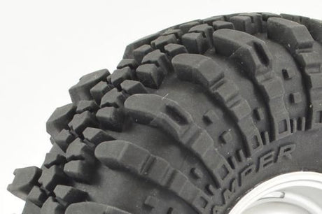 FASTRAX 1:10 CRAWLER SWAMPER 1.9 SCALE WHEEL &#248;118MM TYRE (SILVER)