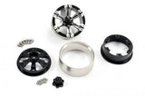 FASTRAX 1.9" HEAVY DUTY SPLIT 6-SPOKE ALLOY BEADLOCK WHEELS (x2)