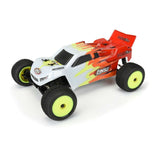 Proline 1/18 Hole Shot Front/Rear Mini-T Tires Mounted 8mm Yellow Wh