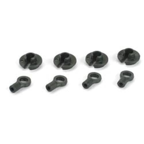 Losi Shock Ends & Cups (4) (LosiA5079)