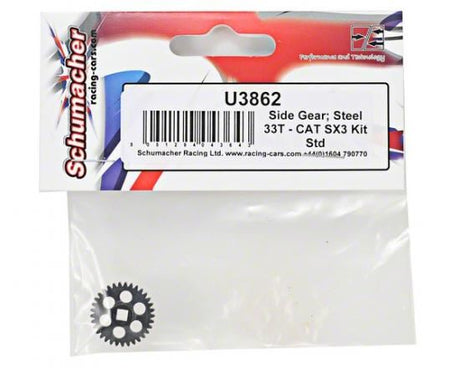 Schumacher Side Gear; Steel 33T - CAT SX3 Kit Std
