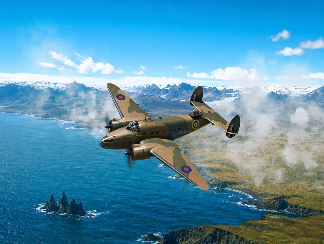 Icm Lockheed Hudson Mk. Iii Wwii British Reconnaissance Bomber