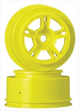 DURATRAX SC Wheel Yellow SC10 Front (2)