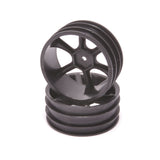 Jc 6 Spoke 2.2 4Wd Front Black Wheel Cat 2K Pr