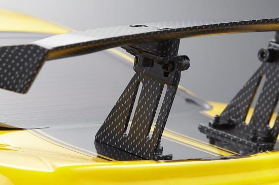 KILLERBODY 1/10 TC BASIC PLAST IC PARTS (CARBON FIBER FINISH)