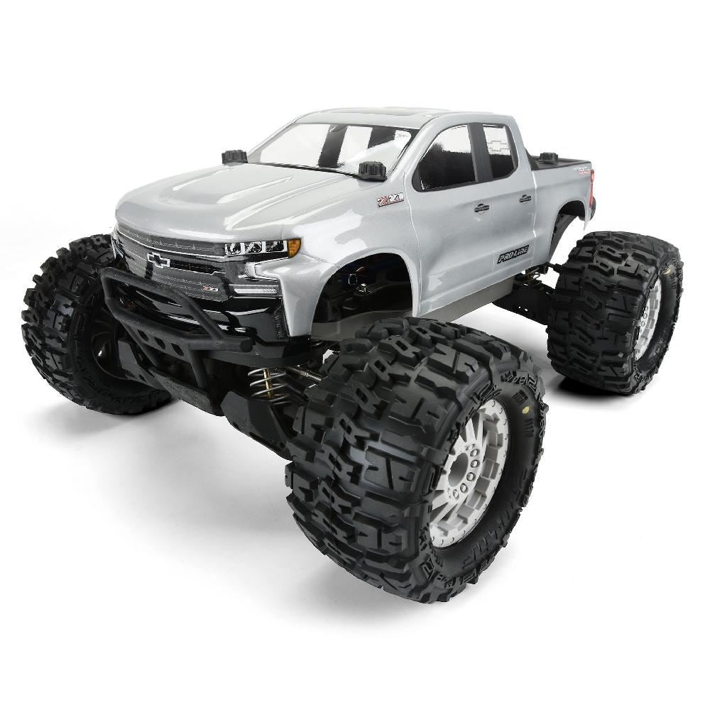 Proline 1/10 2019 Chevy Silverado Z71 Trail Boss Clear Body: Stamped