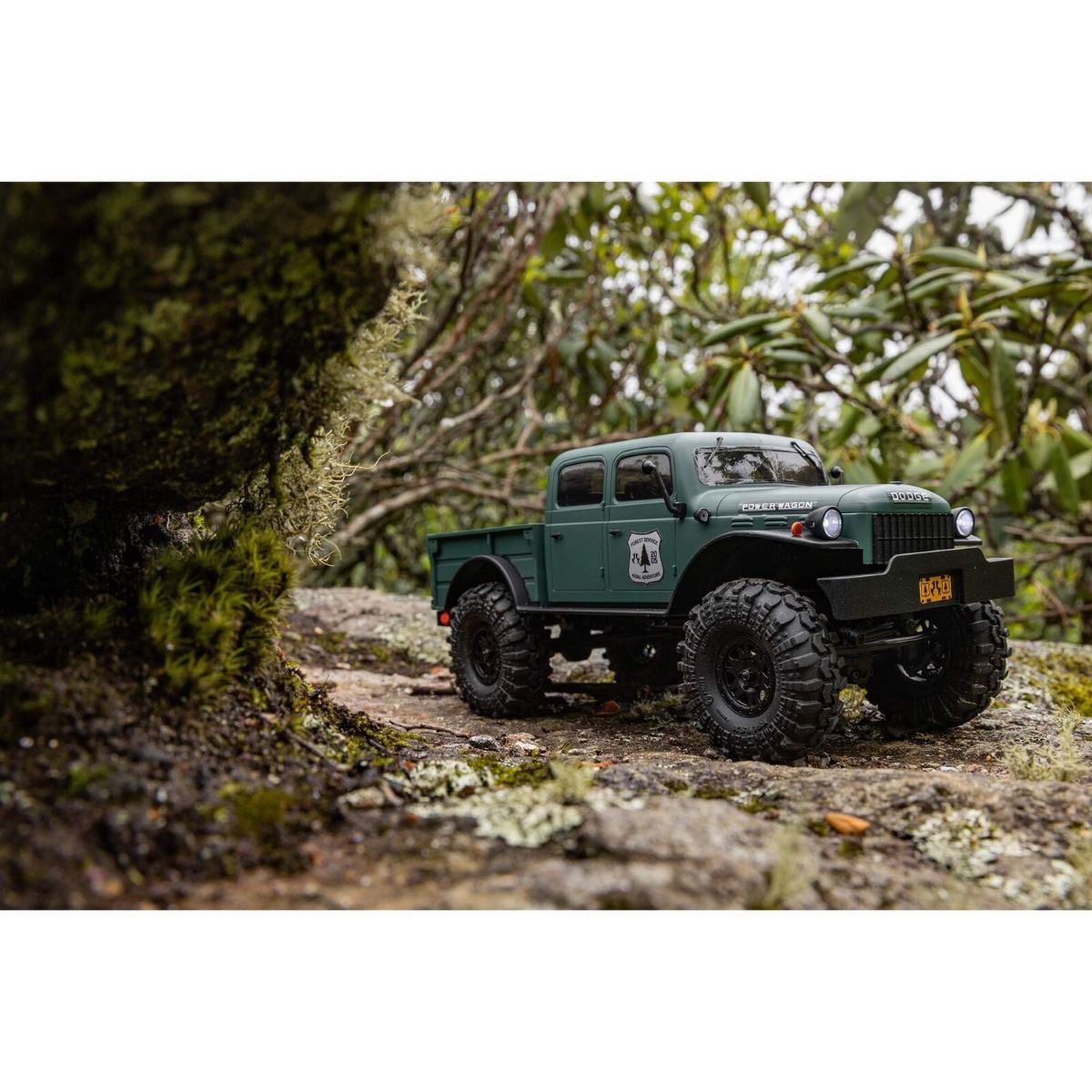 Axial 1/24 SCX24 Dodge Power Wagon 4WD Rock Crawler Brushed RTR, G