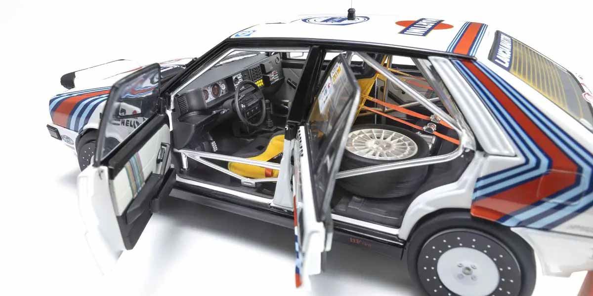 Kyosho 1:18 Lancia Delta Hf 4Wd Rally Monte Carlo 1988 Martini Nr.3