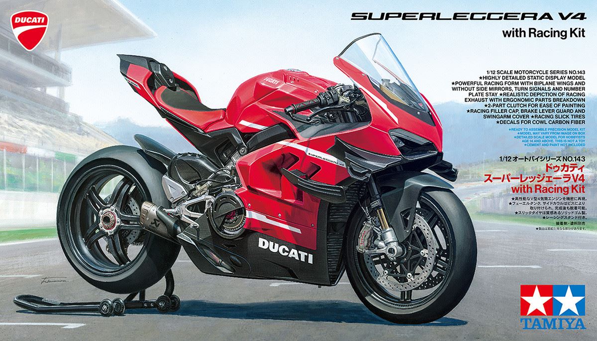 Tamiya Ducati Superleggera V4 With Racing Kit