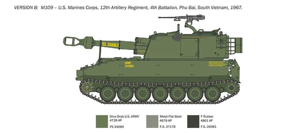 Italeri M-109/A2-A3-G
