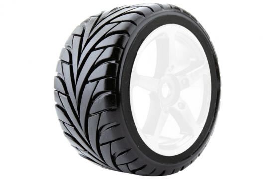 FASTRAX 1:8 TRUGGY EAGLE MTD ON 5-SPOKE WHITE 0 OFFSET(PR)