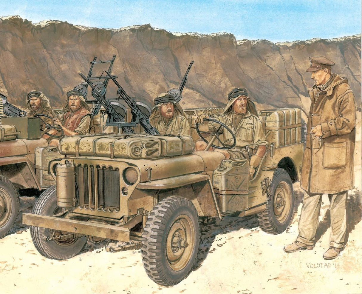 Dragon SAS 1/4 TON 4X4 COMMANDER'S CAR (SMART KIT)