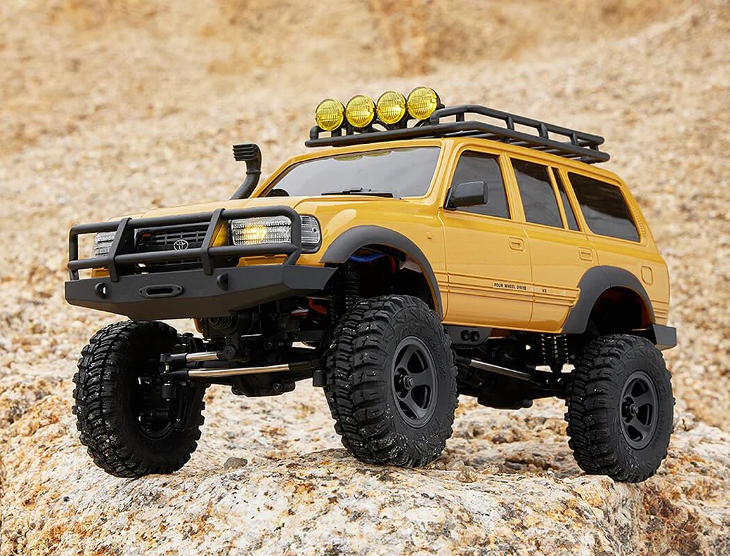 Fms Fcx 1/18 Toyota Lc80 Rtr Scaler - Yellow