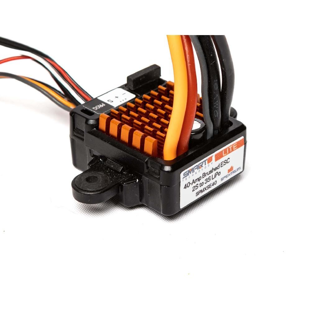 Spektrum Firma 40A Lite Brushed Smart ESC, 2S-3S: IC3