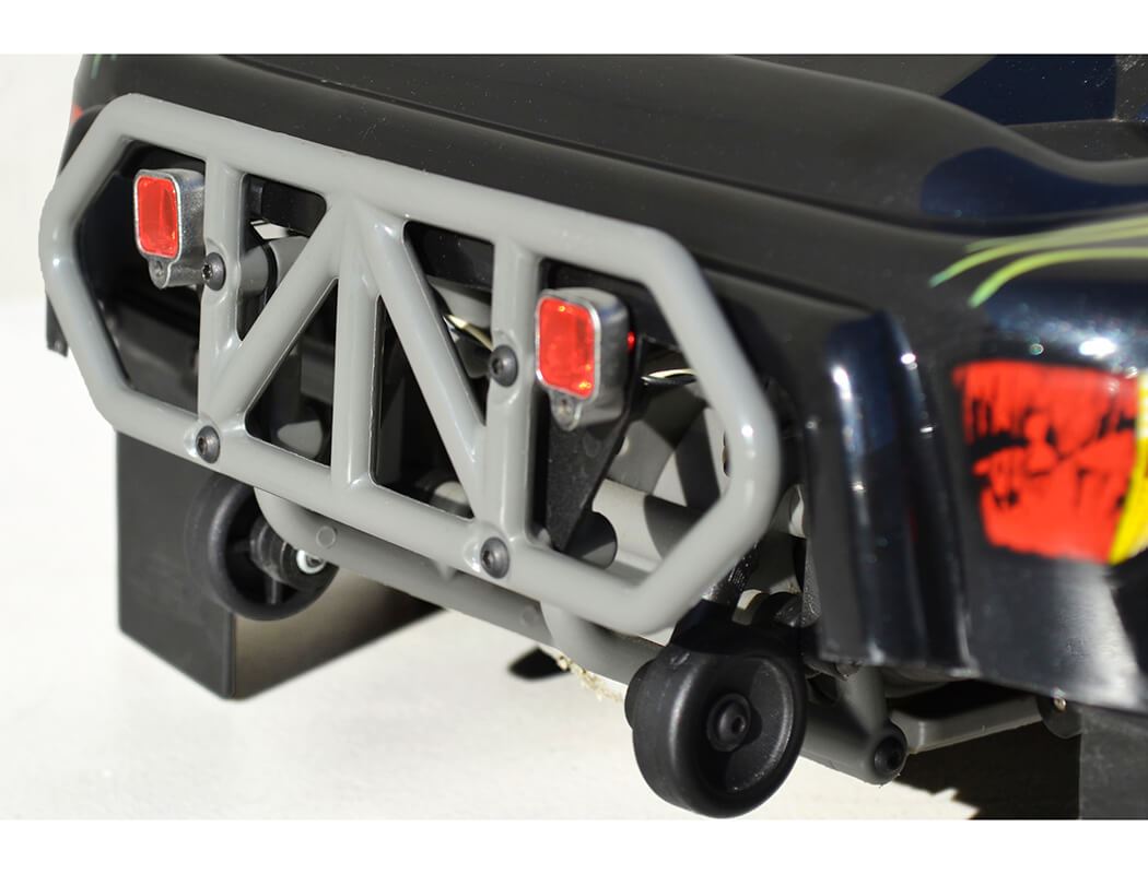 Rpm Rear Bumper For Traxxas Slash 4X4 - Grey