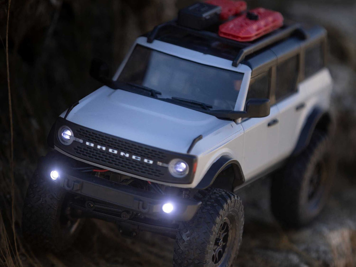 Axial 1/24 SCX24 2021 Ford Bronco 4WD Truck Brushed RTR, Grey