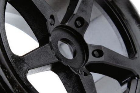 FASTRAX 1:8 TRUGGY ARROW MTD ON 5-SPOKE BLACK 0 OFFSET(PR)