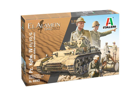 Italeri PZ IV F1/F2/G WITH AFRICA KORPS El Almn