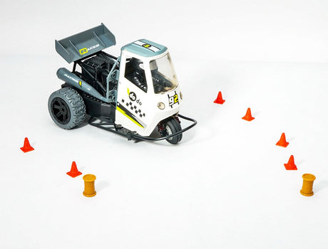 E-Zee Rc 1/16 Tricycle Rtr With Light,Sound,Exhaust Function