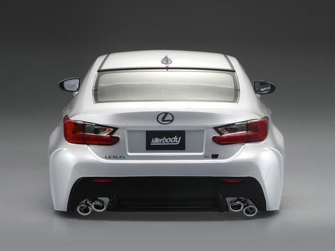 KILLERBODY LEXUS RC F 195MM FINISHED BODY - PEARL WHITE