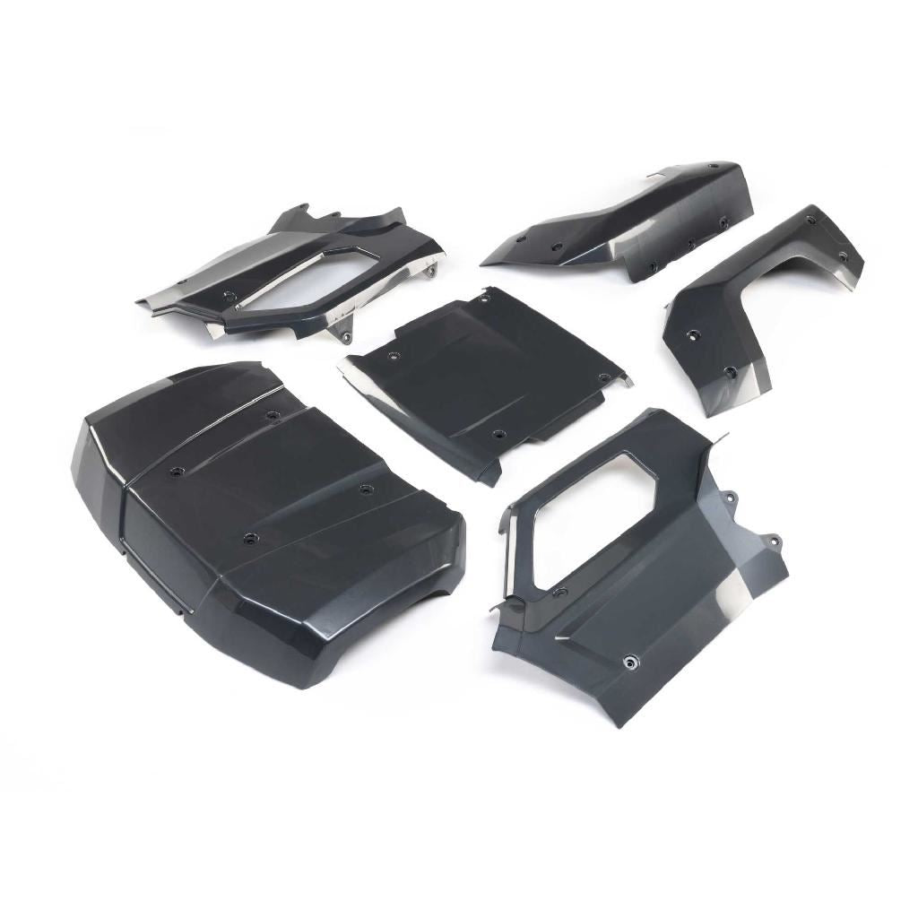 Losi Body Set, Complete, Gun Metal Grey: 5Ive-T 3.0